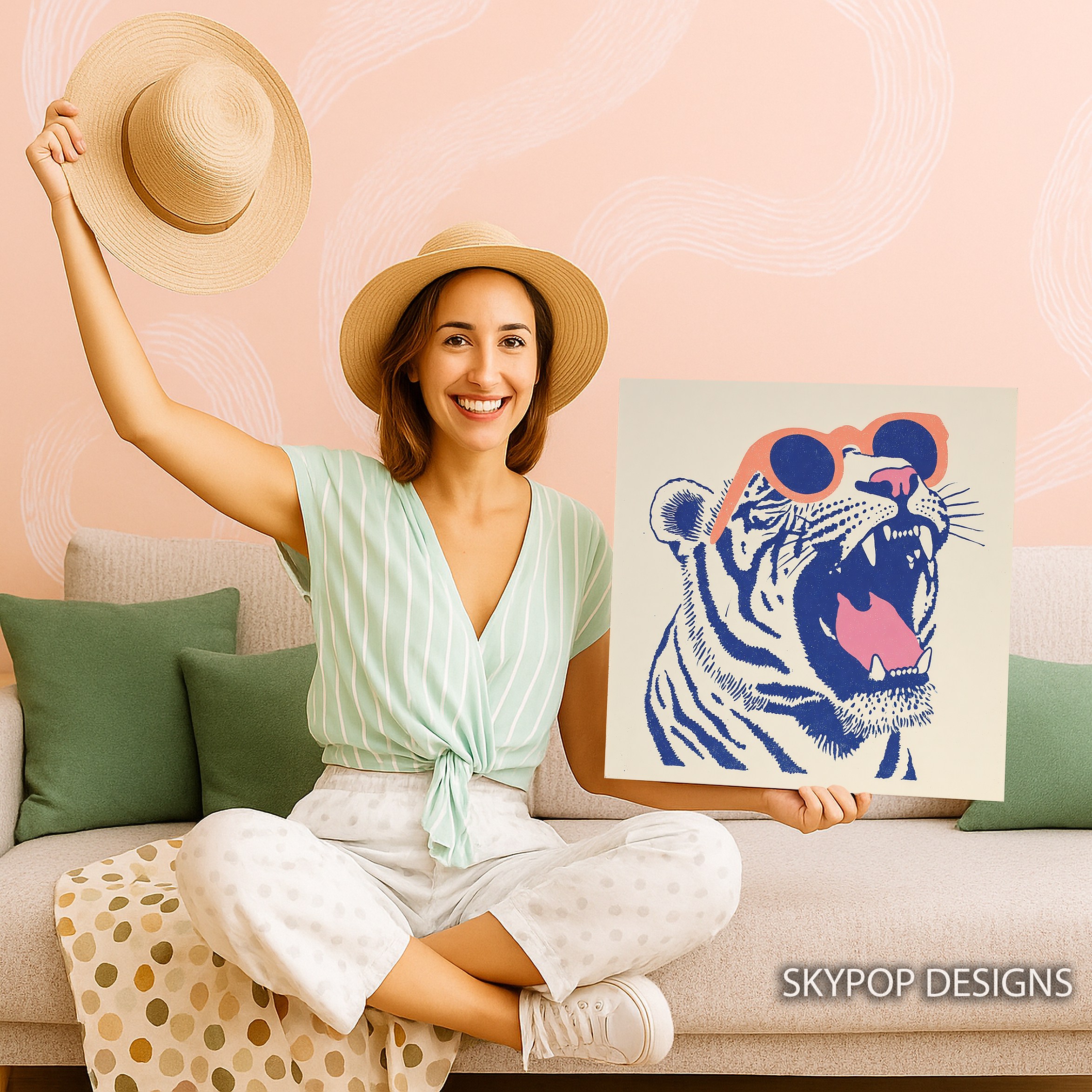 3.jpg Tiger Sunglasses Art