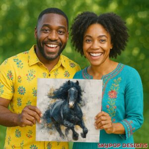 Blue Horse Art