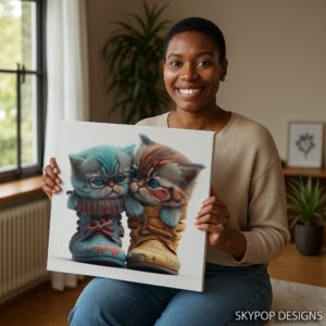 Kitten Boots Art