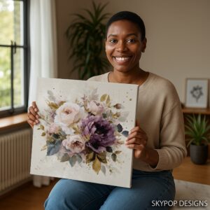 Elegant Floral Bouquet Art