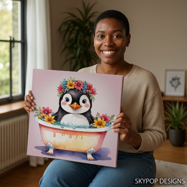Penguin Bath Art