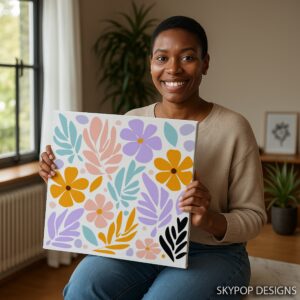 Pastel Floral Bloom Art