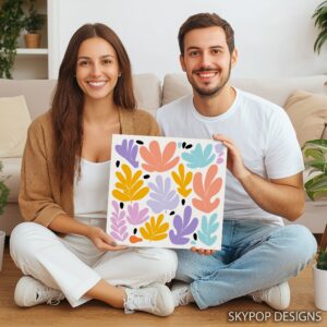 Pastel Abstract Floral Art