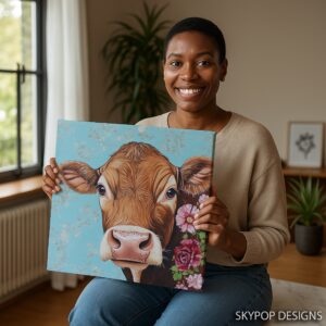 Highland Cow Art
