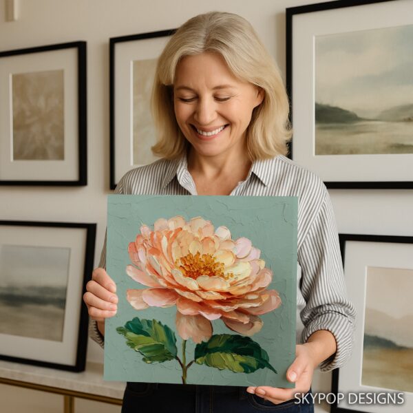 Peony Blossom Art