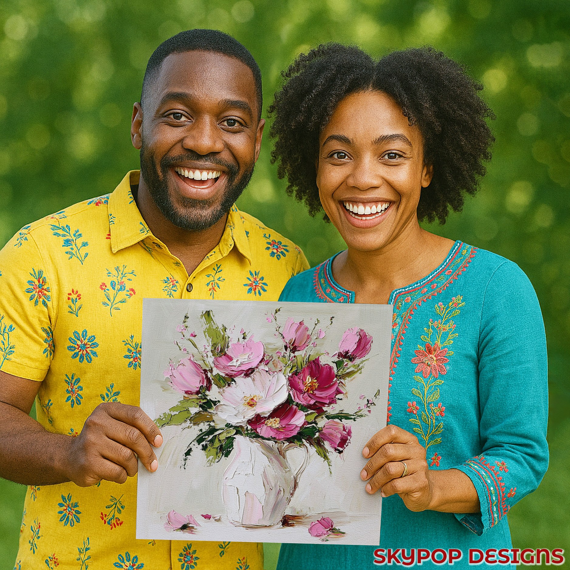 3.jpg Pink Peony Bouquet Art