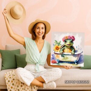 Turtle Bathtub Art