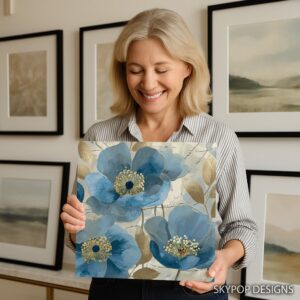 Blue Poppy Art