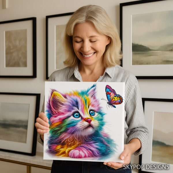 Rainbow Cat Art