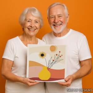 Sunflower Vase Art