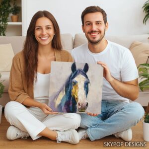 Blue Horse Art
