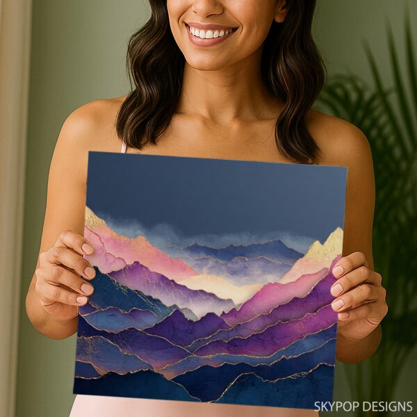 Ethereal Mountain Art