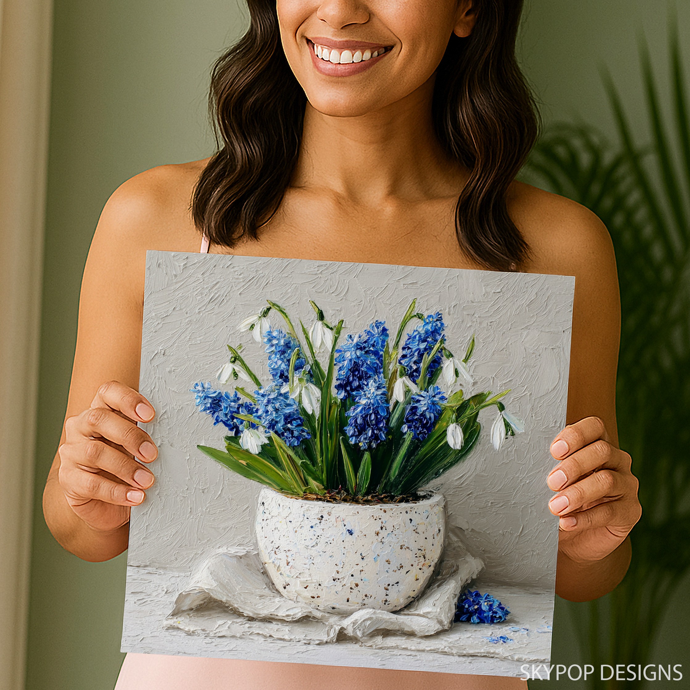 3.jpg Spring Hyacinth Bouquet Art
