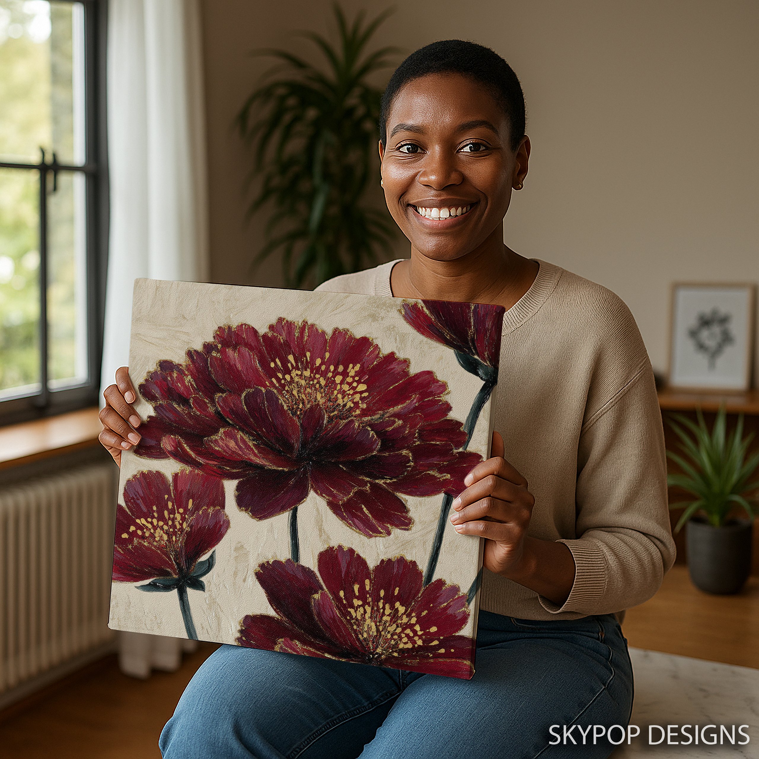 3.jpg Burgundy Blossom Art