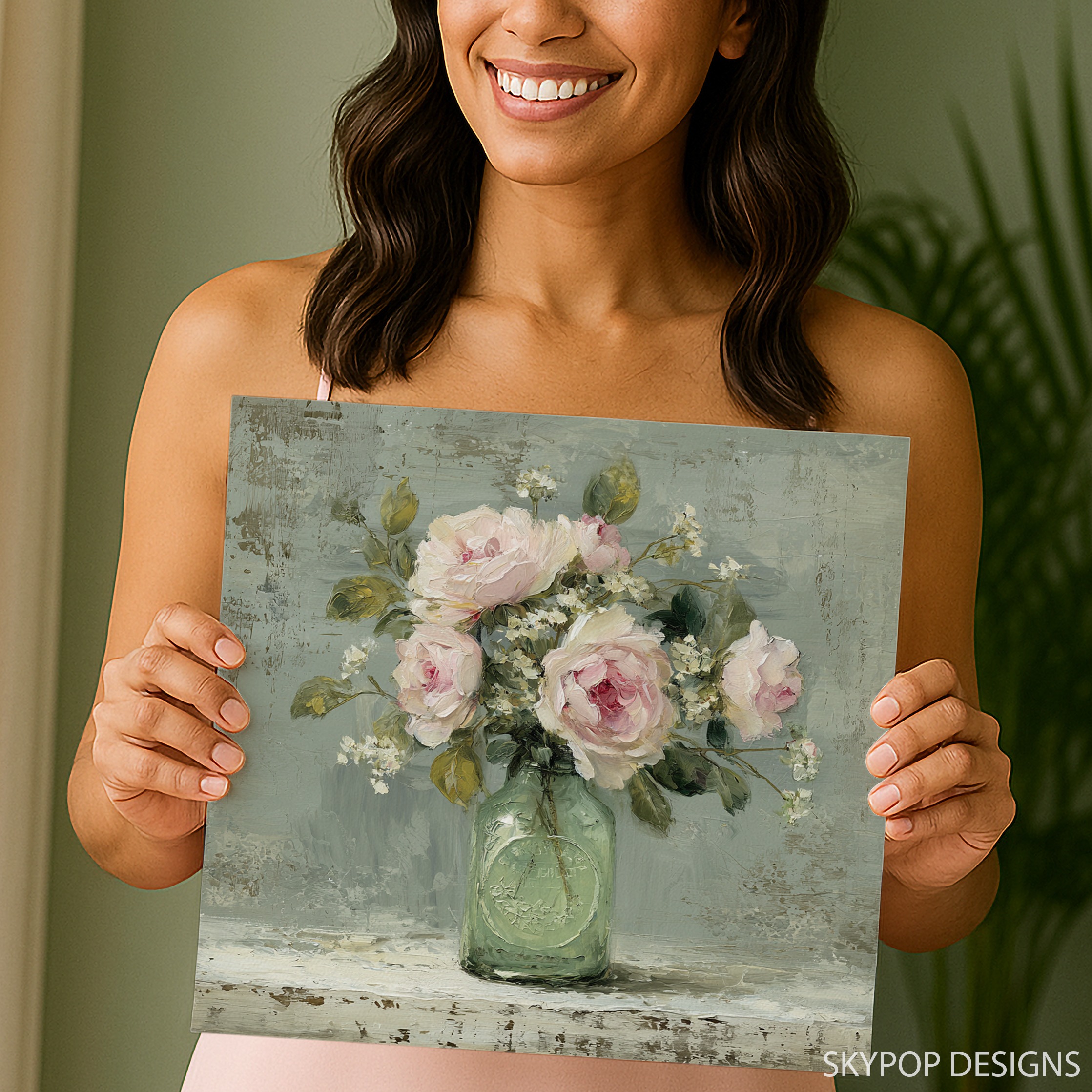 3.jpg Vintage Rose Bouquet Art