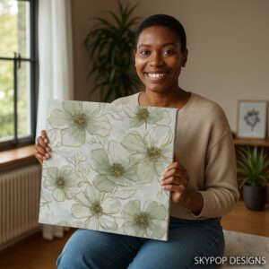 Elegant Floral Sketch Art