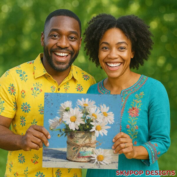 Daisy Bouquet Art