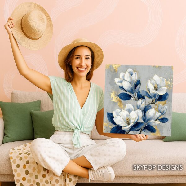 Blue Magnolia Art