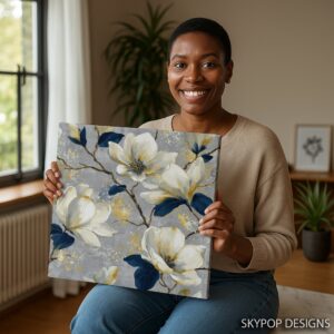 Elegant Magnolia Bloom Art