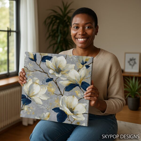Elegant Magnolia Bloom Art