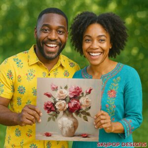 Romantic Rose Bouquet Art