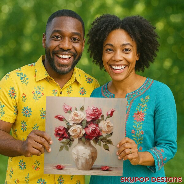 Romantic Rose Bouquet Art