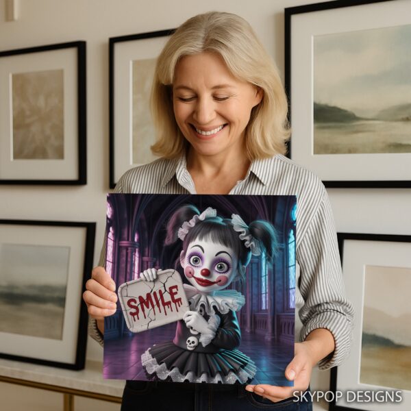 Creepy Clown Smile Art