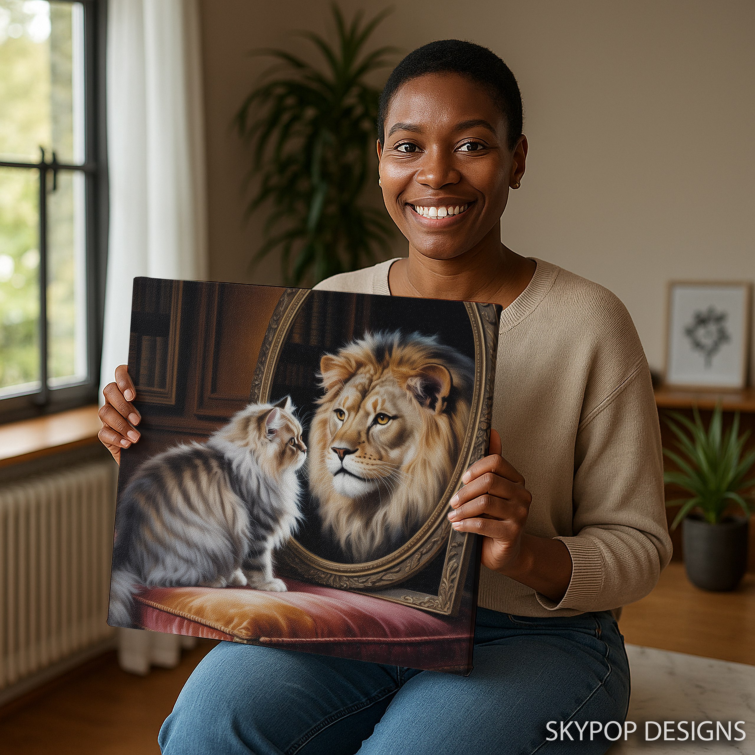 3.jpg Cat Lion Art