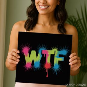 Explosive WTF Typography Art
