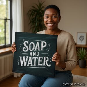 Soap and Water Art
