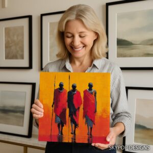 Maasai Warriors Art