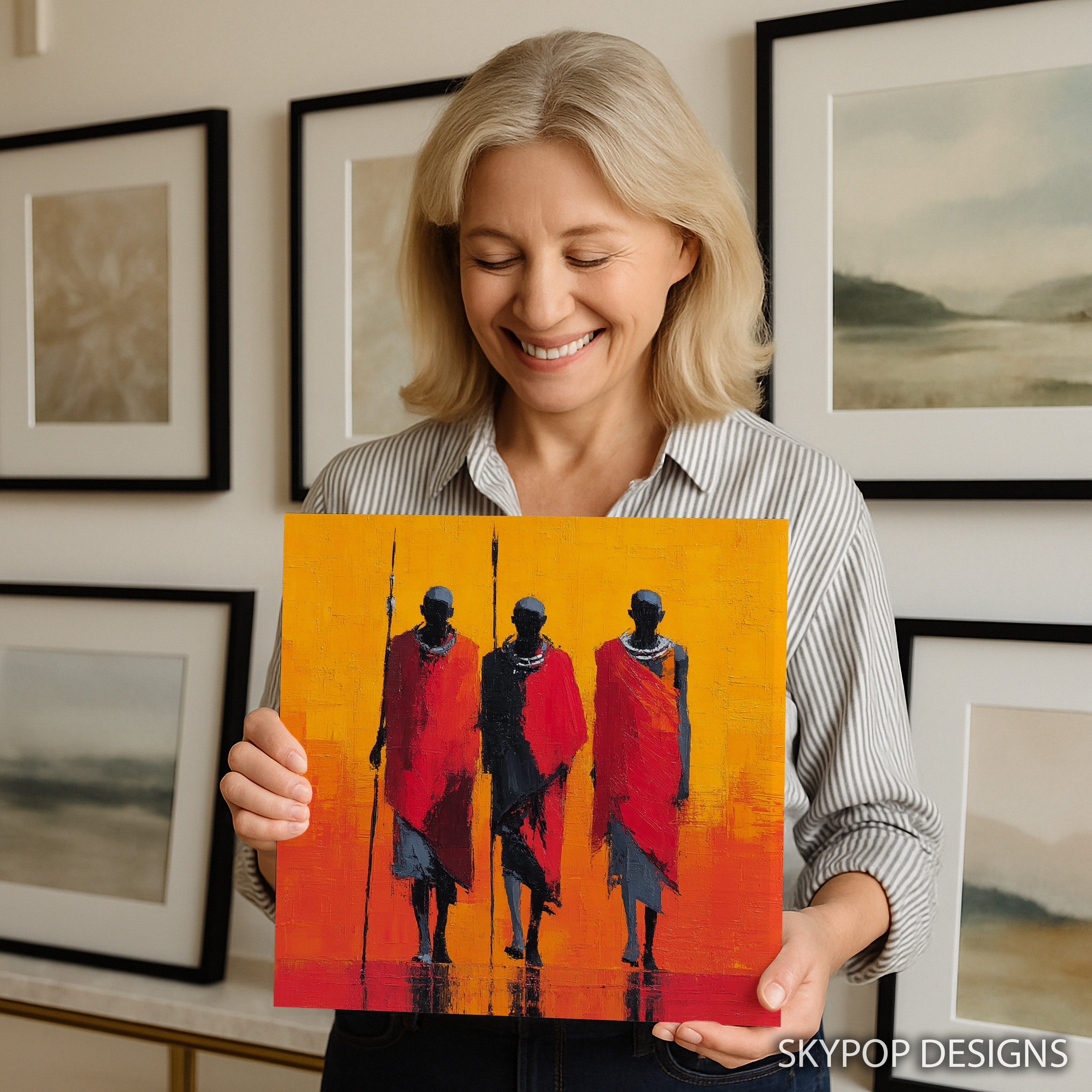 3.jpg Maasai Warriors Art
