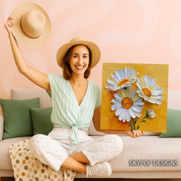 Daisy Bouquet Art