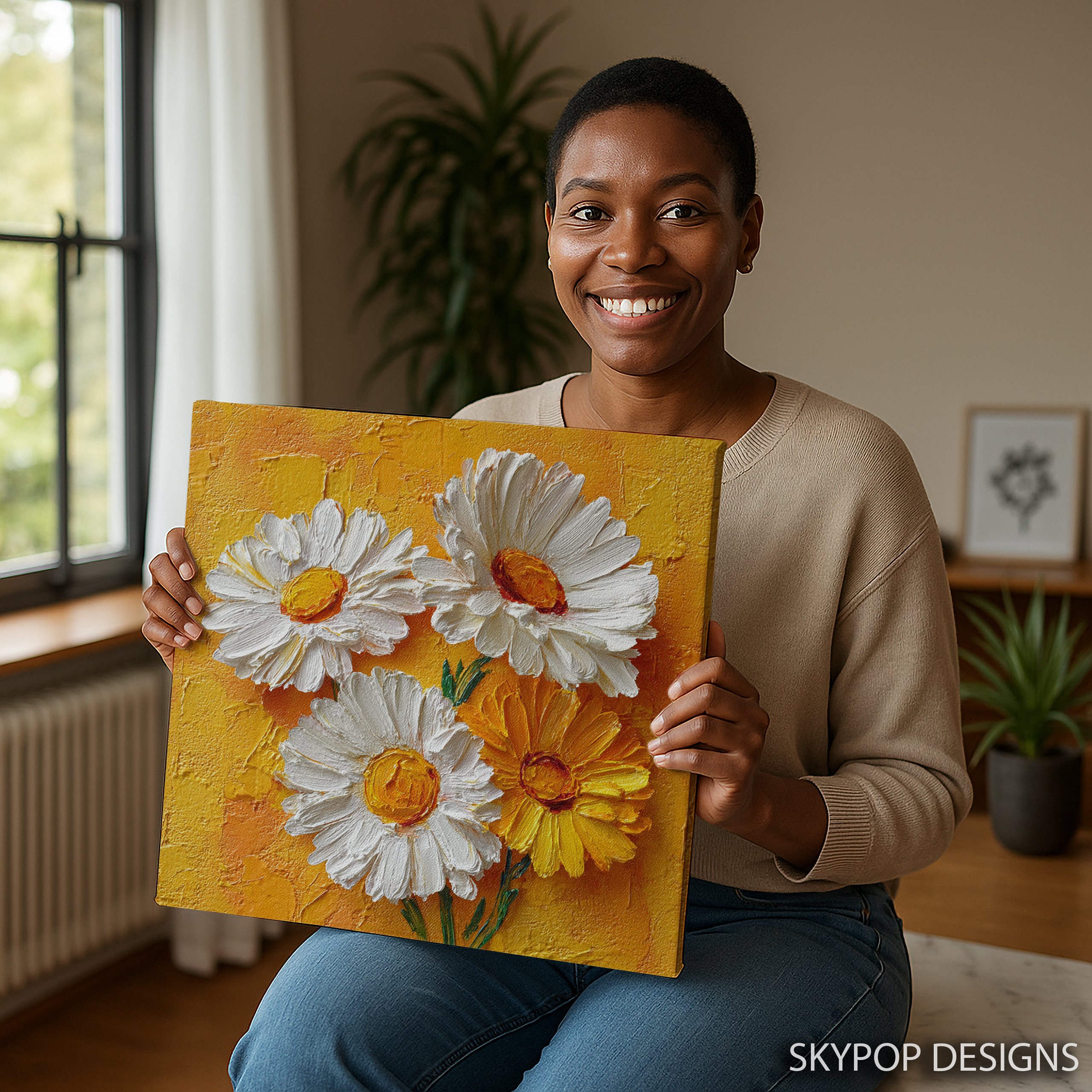 3.jpg Daisy Sunburst Art