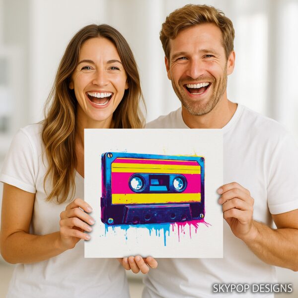 Retro Cassette Art