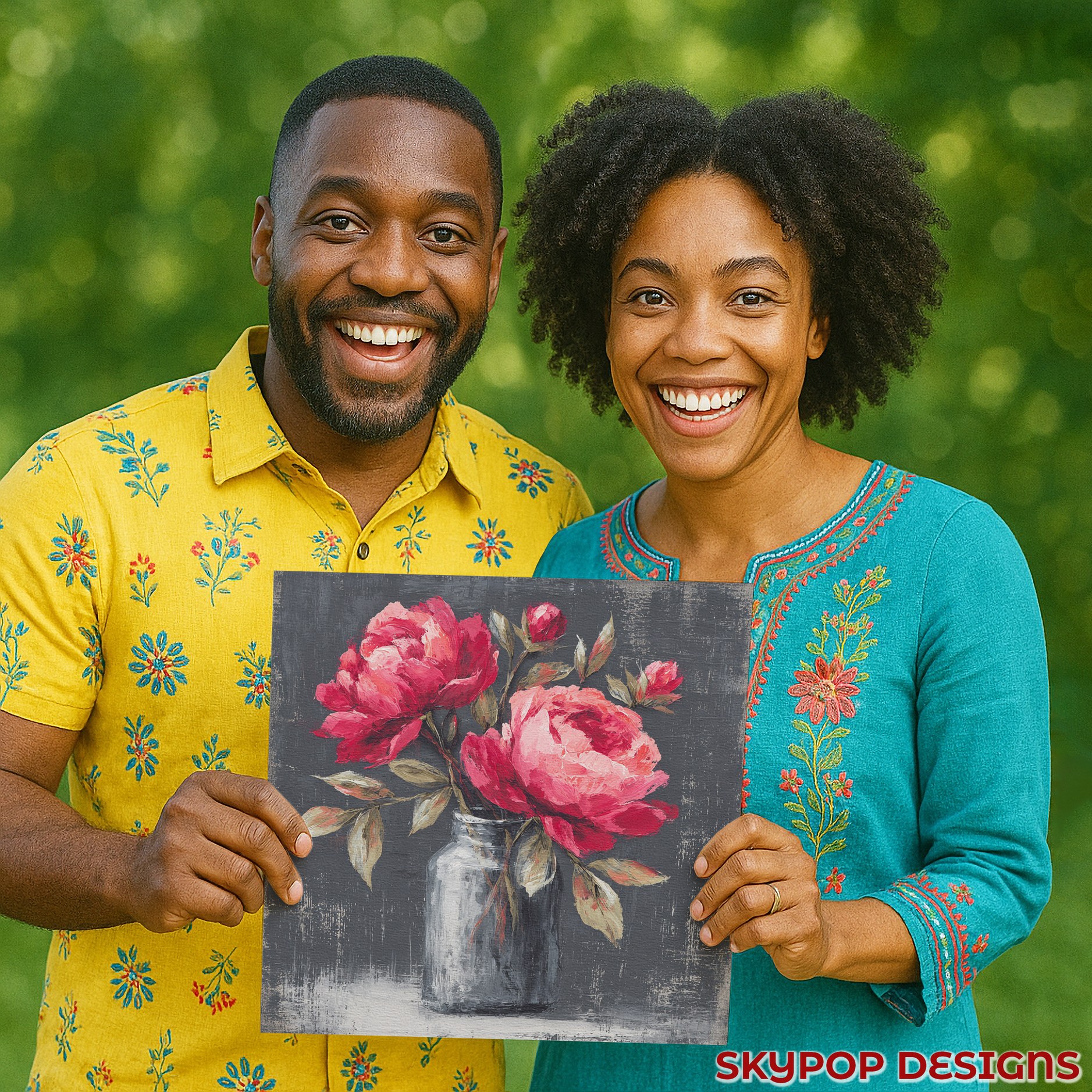 3.jpg Peony Bouquet Art