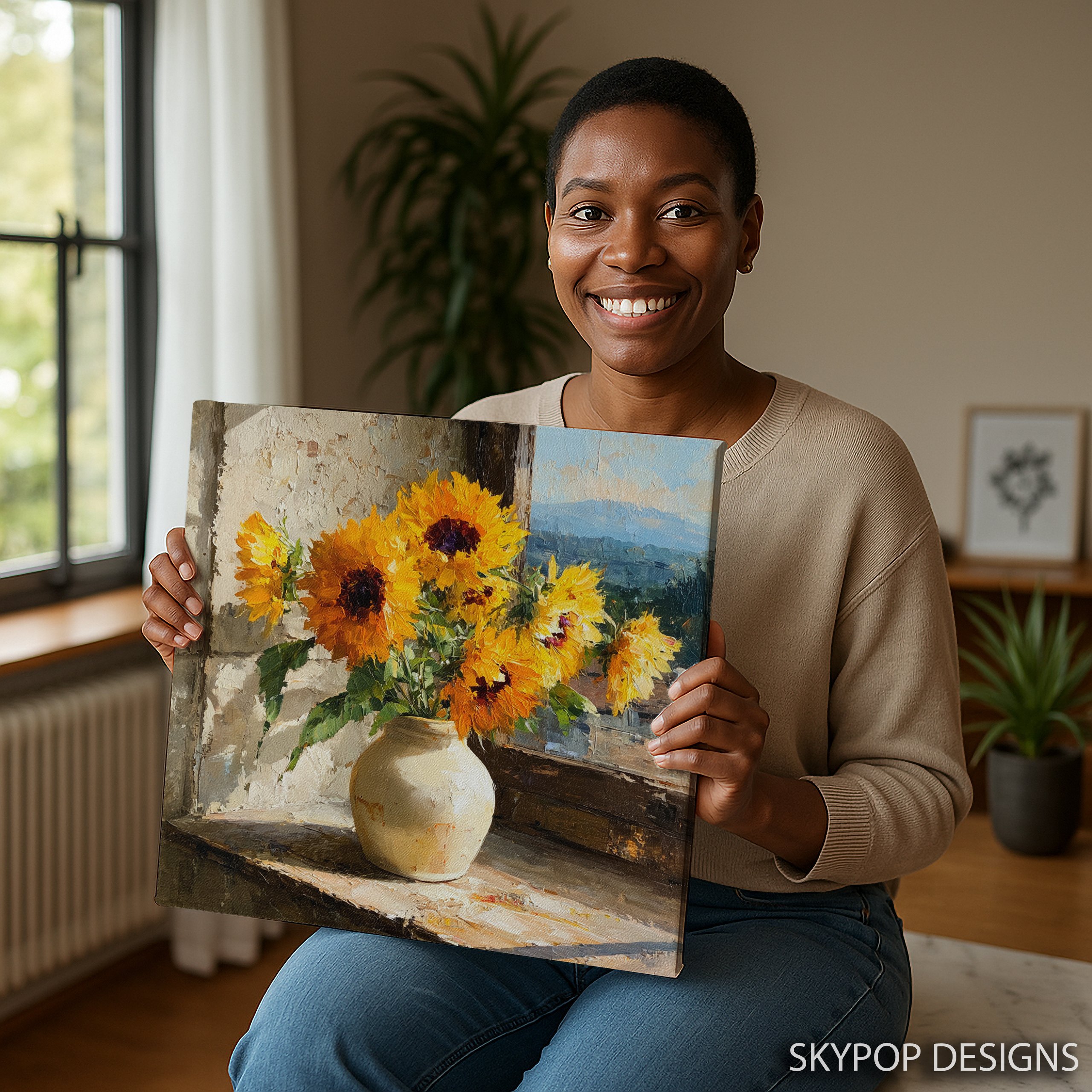 3.jpg Sunflower Vase Art