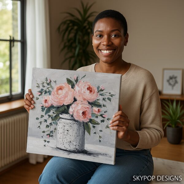 Rustic Rose Bouquet Art