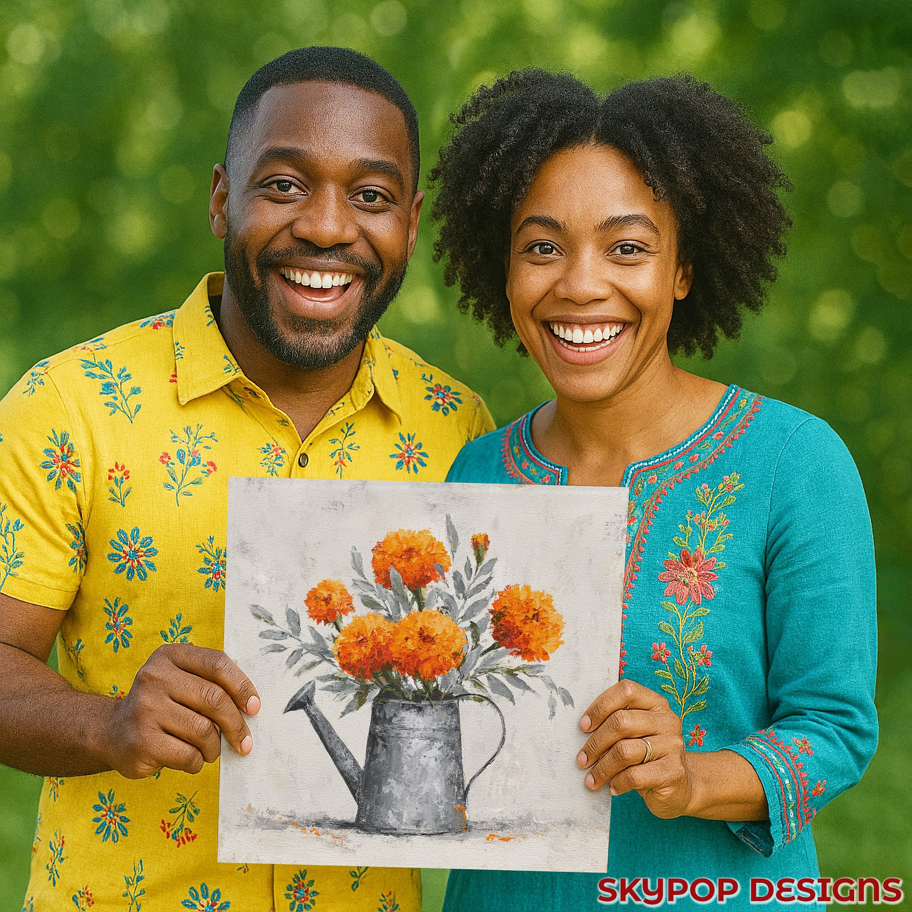 3.jpg Marigold Watering Can Art
