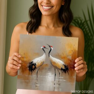Crane Pair Art