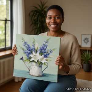 Rustic Watering Can Art