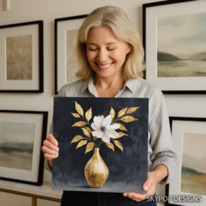 Golden Bloom Art
