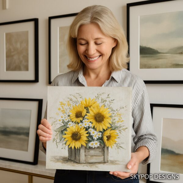 Sunflower Bouquet Art