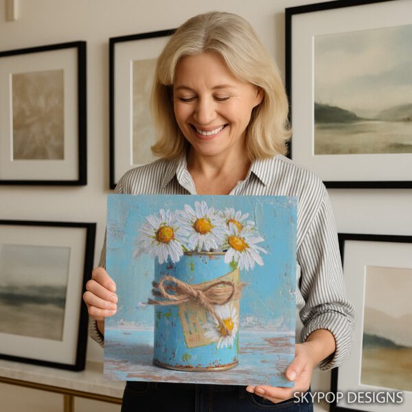 Daisy Tin Can Art