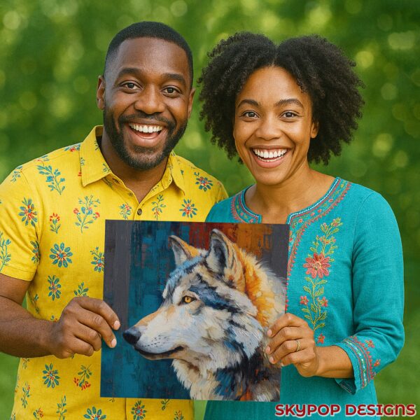 Wolf Portrait Art