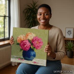 Vibrant Floral Bouquet Art