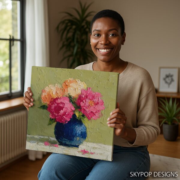 Vibrant Floral Bouquet Art