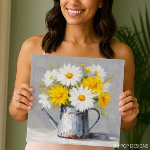 Daisy Bouquet Art