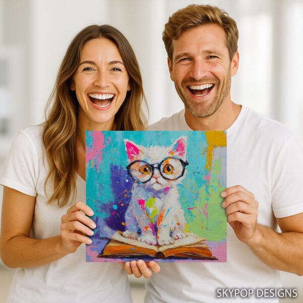 Nerdy Cat Art