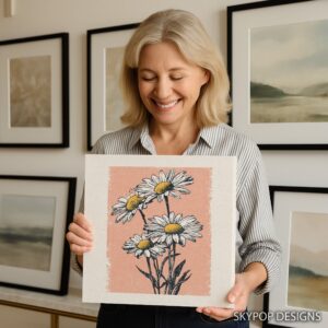 Daisy Flower Art